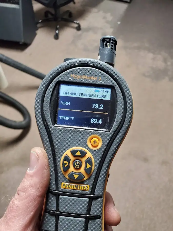 Moisture meter humidity assessment for Fire & Smoke Damage Restoration in Spanish Lake